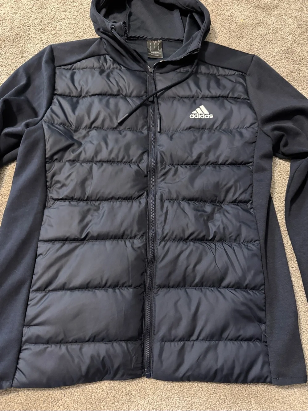 adidas quilted front